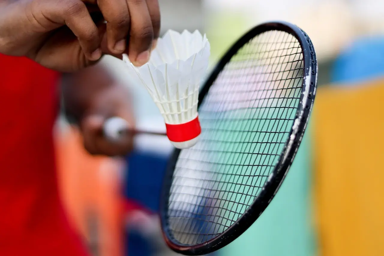 Badmintonketcher og fjerbold